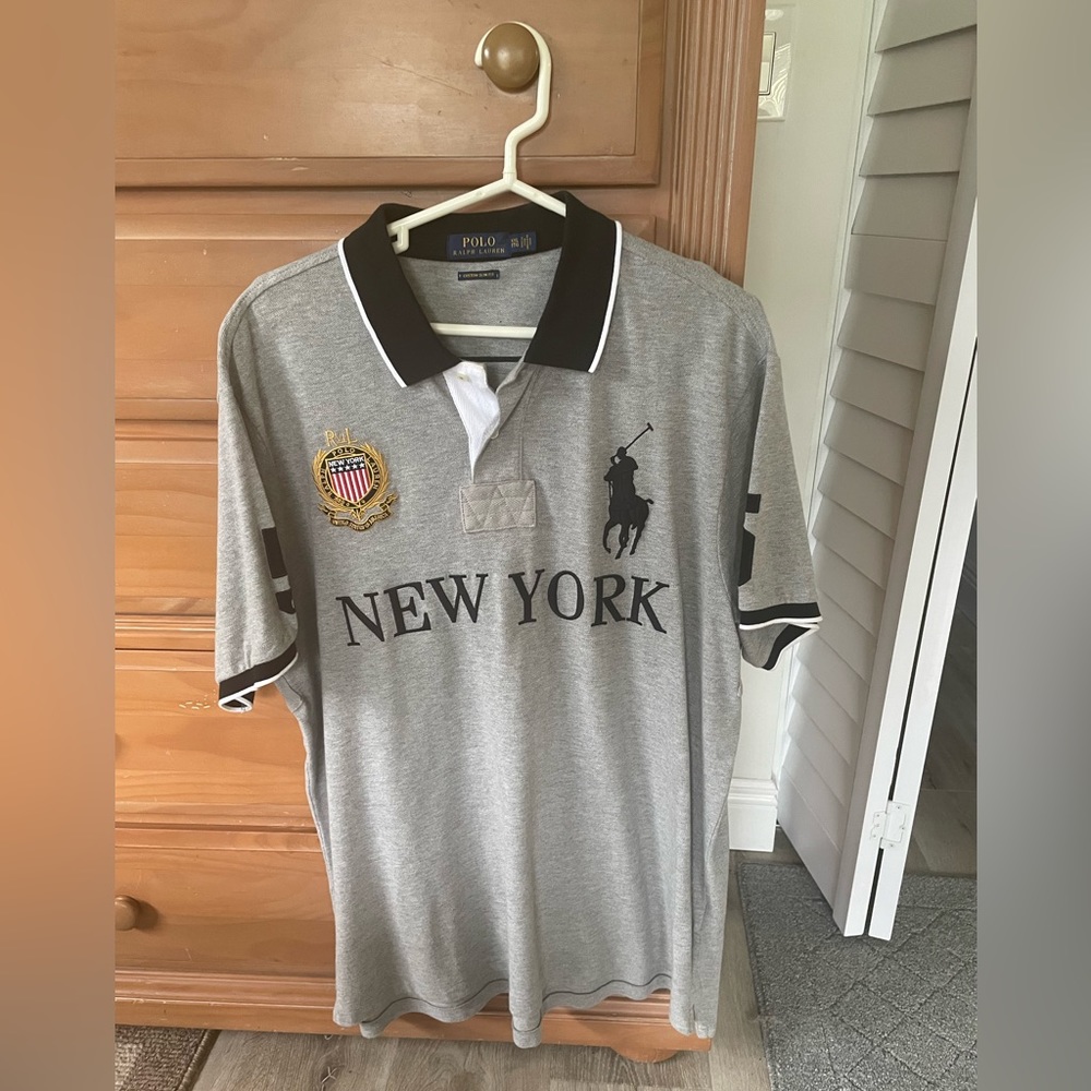 XXL Polo Ralph Lauren ,Custom Slim Fit Collared Shirt New York